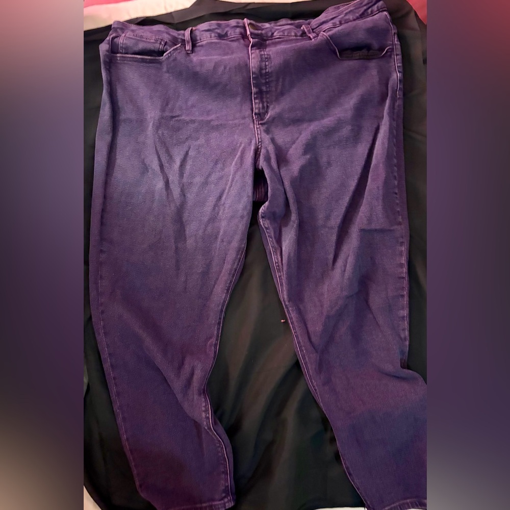 Ava & Viv Women's Purple Jeans